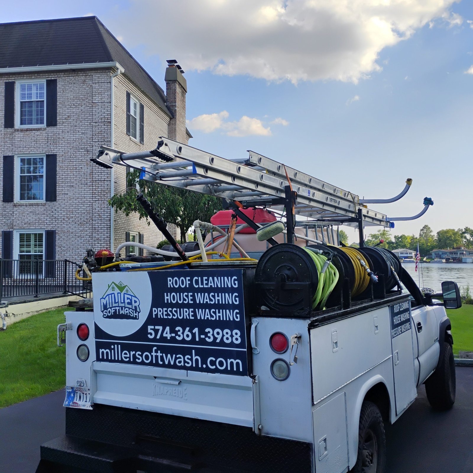 pressure washing rig